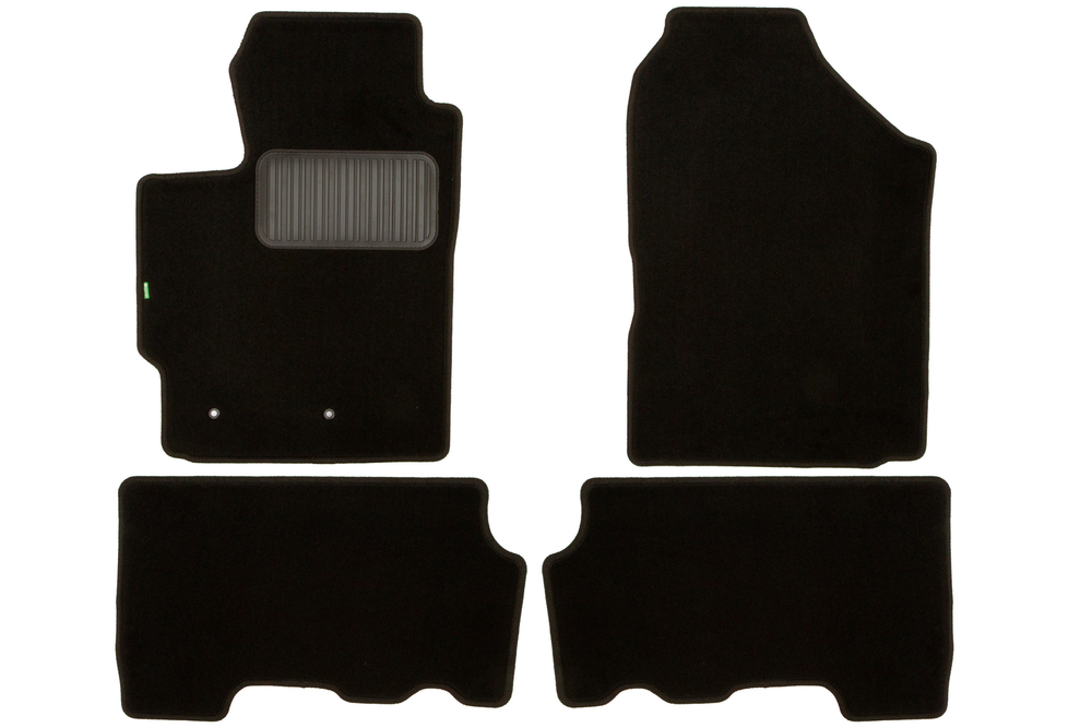 Коврики в салон Klever Standard TOYOTA Yaris АКПП 2005-2009, 2009-2012, хэтчбек, 4 шт. (текстиль) Klever.KLEVER02481001210KH