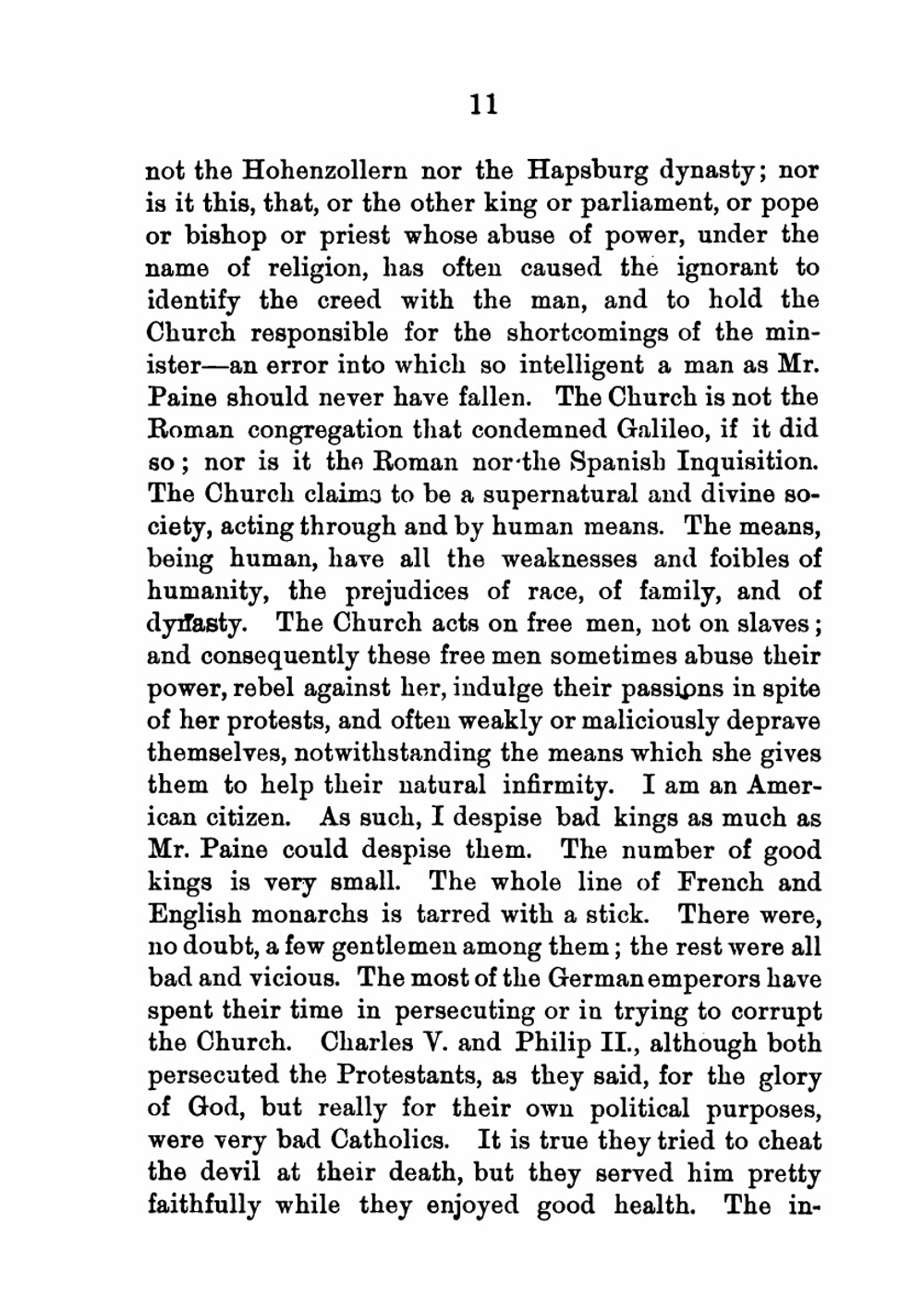 The Age Of Unreason | Henry Athanasius Brann