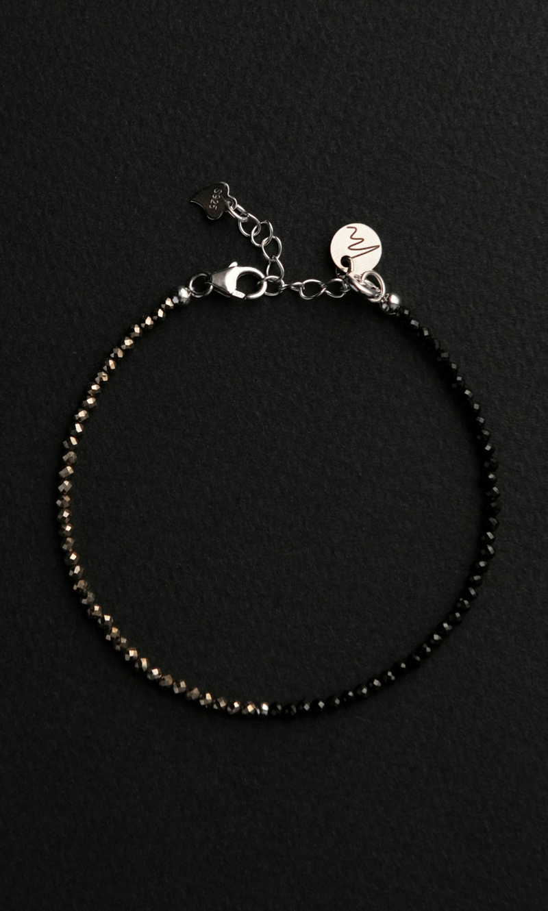 Браслет "Memo Duo" из пирита и шпинели