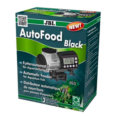 JBL AutoFood Black - автокормушка для аквариумных рыб, черная
