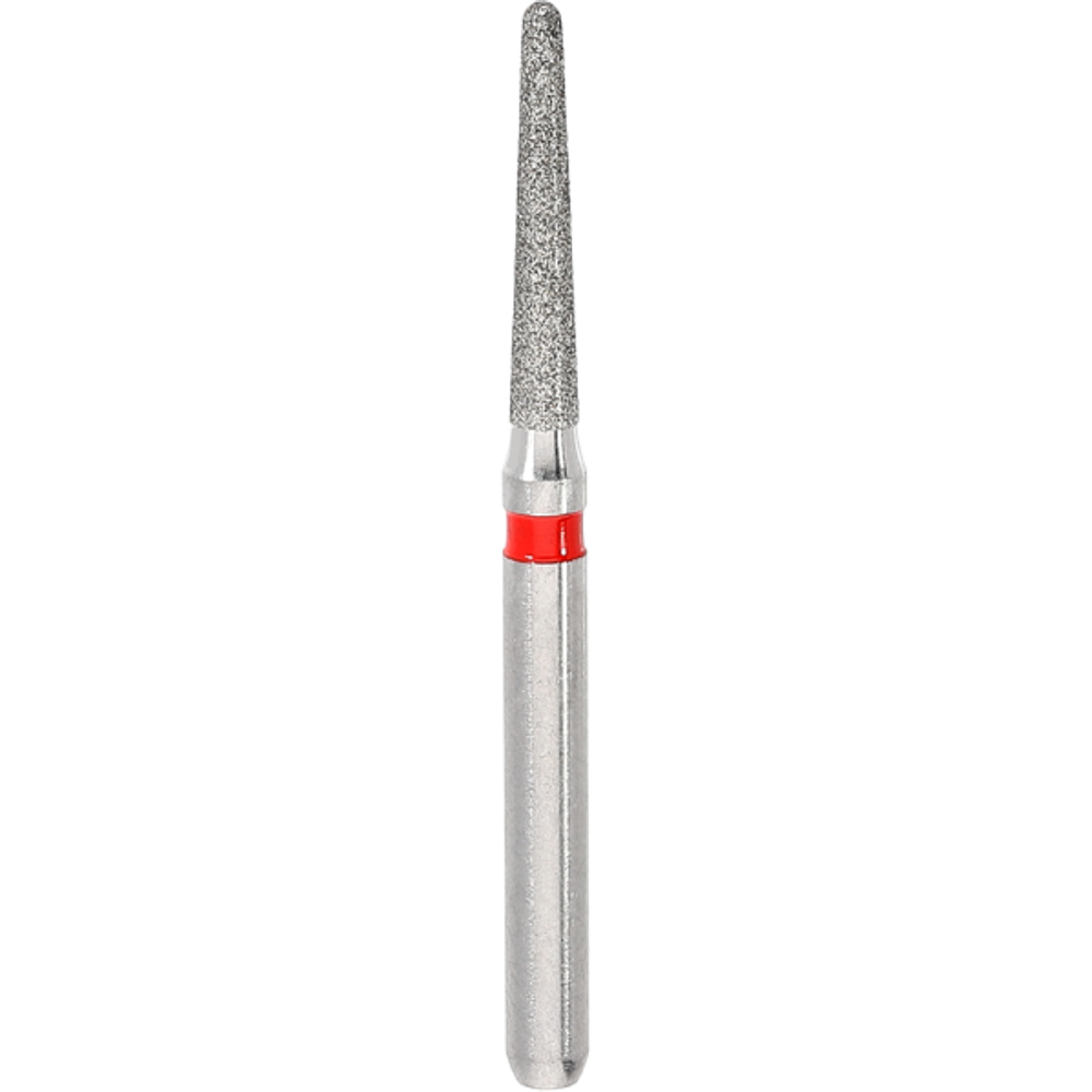 Бор алмазный конусный для препарирования, красный,FG, d 1,4мм, Komet - 8856.314.014