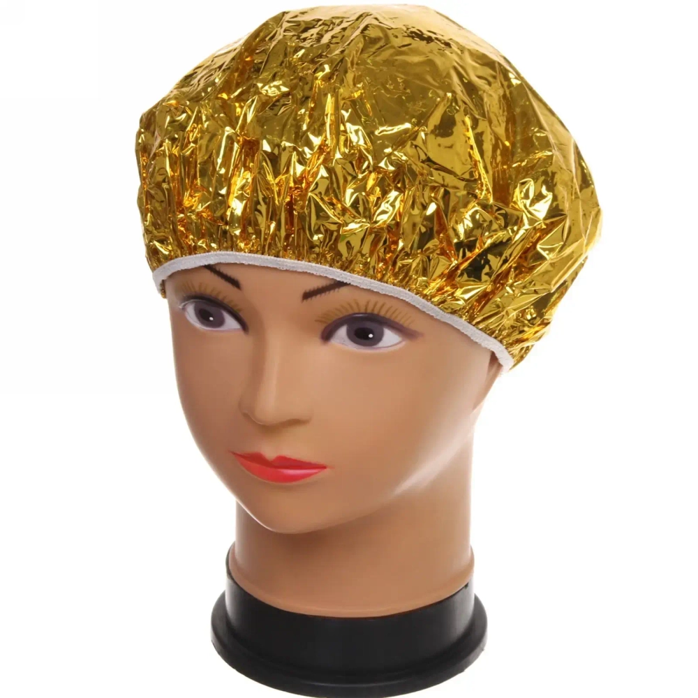 Шапочка фольгированная для окрашивания и хим. завивки волос «Стойкий цвет», цвет золото и серебро, 13*19см