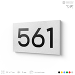 Номер на дверь 561, табличка на дверь для офиса, квартиры, кабинета, аудитории, склада, белая 120х70 мм, Айдентика Технолоджи