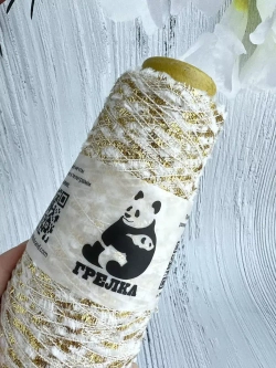 Пряжа для вязания травка пушистая реснички