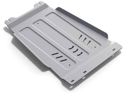 Защита КПП Rival для Ford F-150 XIII (V - 5.0) 2014-2018 2017-н.в. (устанавл-ся совместно с 2333.1856.1.6), штампованная, алюминий 6 мм, с крепежом, 2333.1857.1.6