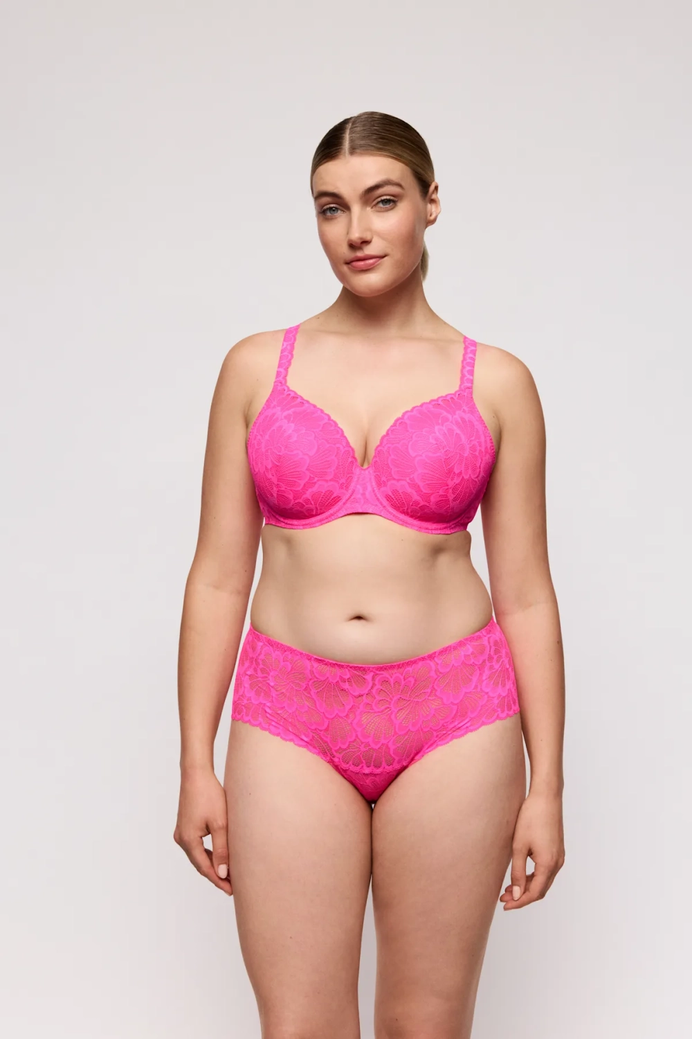 PRIMADONNA Twist Mocuto Бюстгальтер с поролоновой вставкой, вырез в форме сердца, розовый