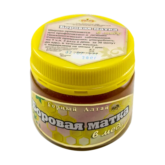 Боровая матка в меду