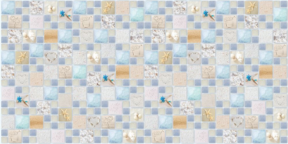 ПВХ панель Мозаика Лагуна