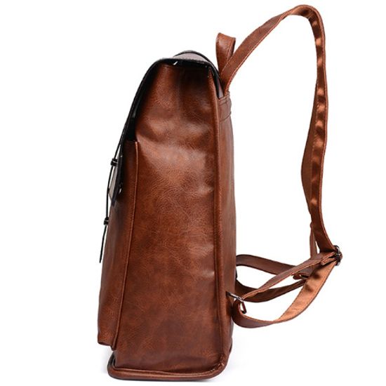 Рюкзак из экокожи Кенджу. Коричневый