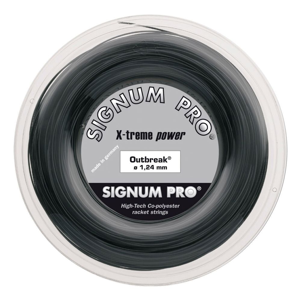 Струны теннисные Signum Pro Outbreak String Reel 200m - Anthracite