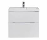 Тумба с раковиной BelBagno MARINO H60-2C-SO-BL-P 70 Bianco Lucido