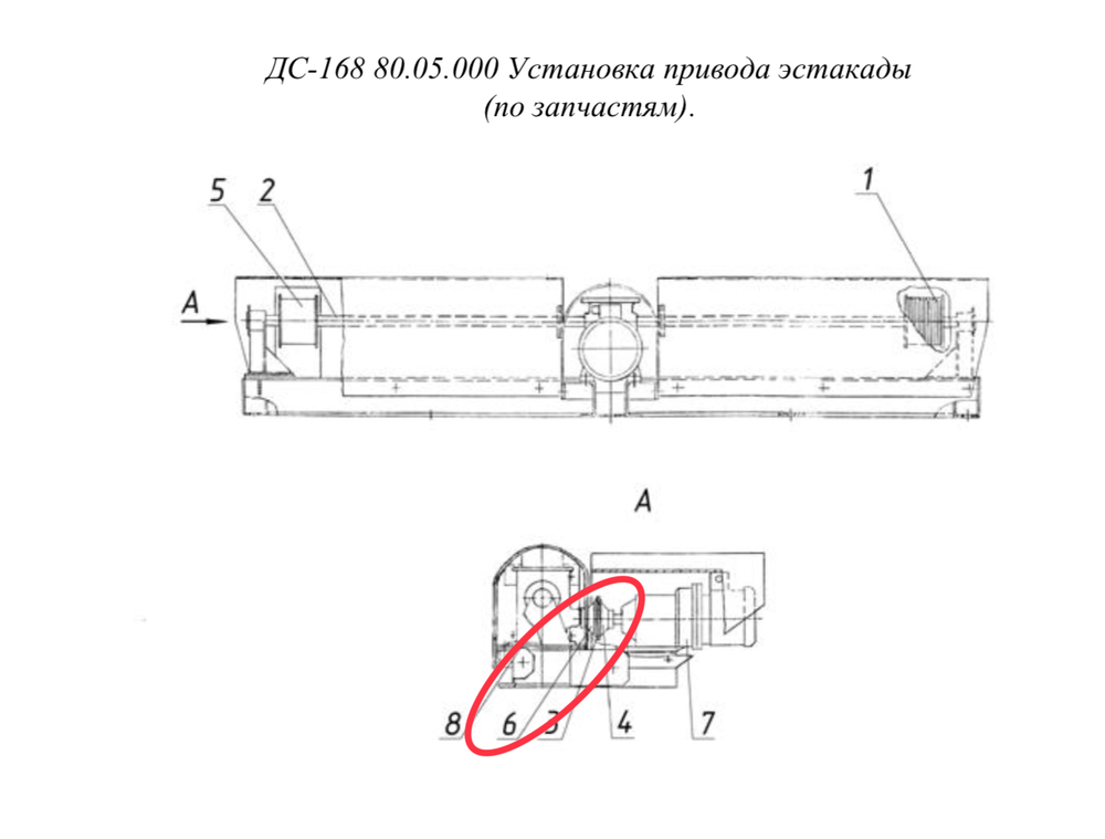 Д506А 05.00.001 Полумуфта (на редукторе)