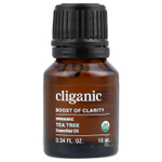 Cliganic, Boost of Clarity ™, органическое эфирное масло, чайное дерево, 10 мл (0,34 жидк. Унции)