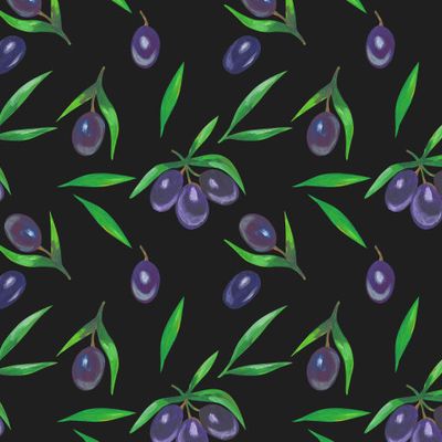 Оливки с листиками