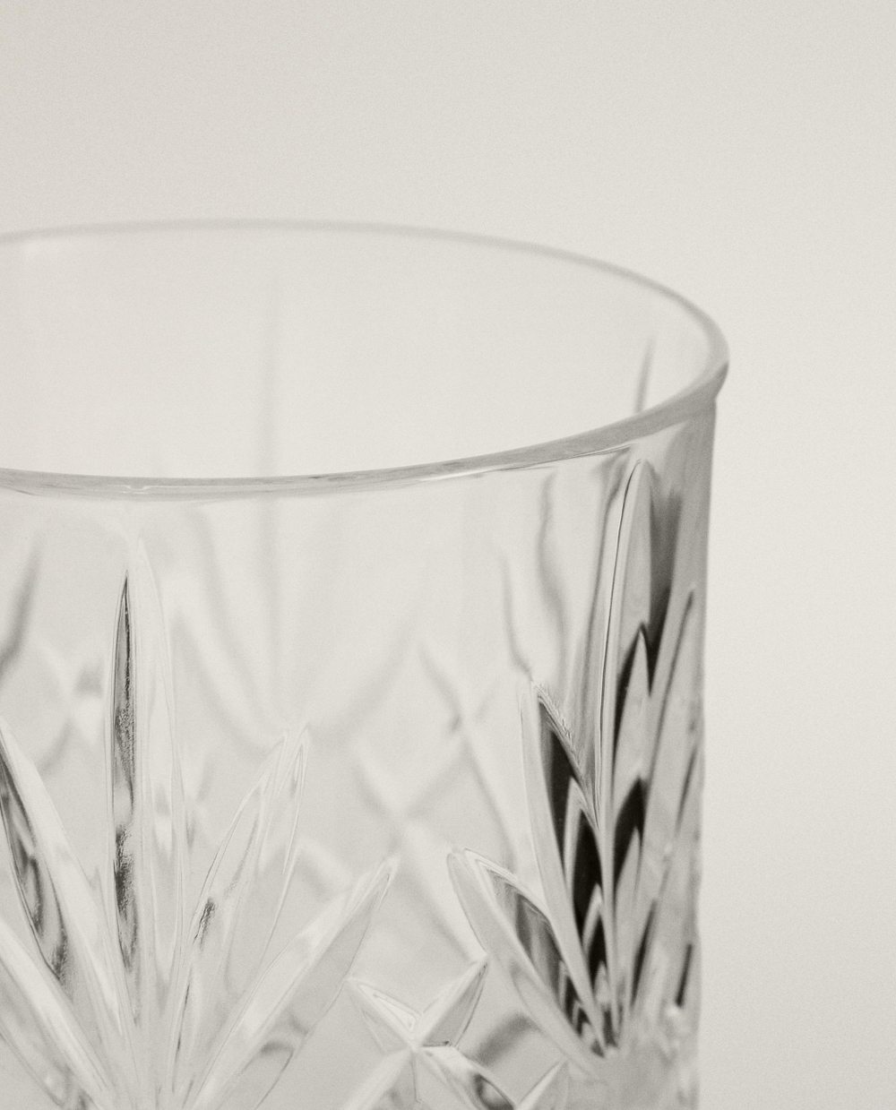 Zara Home стакан из стекла, цвет прозрачный, 9.4 см