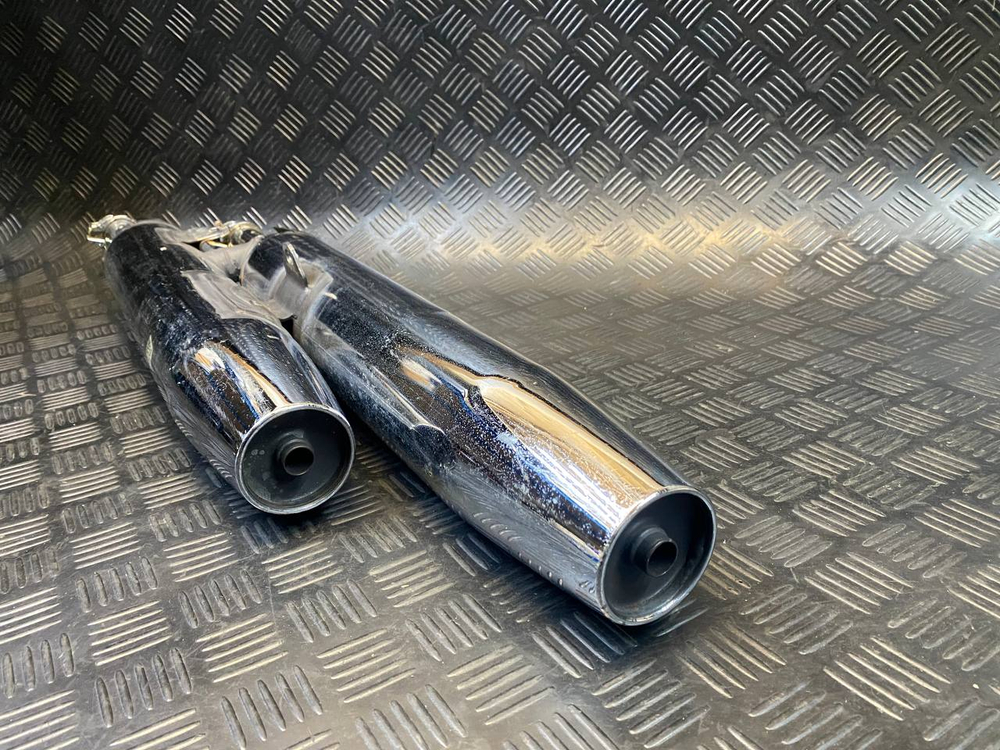 Глушитель Yamaha Drag Star 1100 (только бочки) 053402