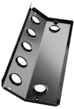 Защита радиатора под бампер для Toyota Land Cruiser 76/78 2007+ сталь РИФ