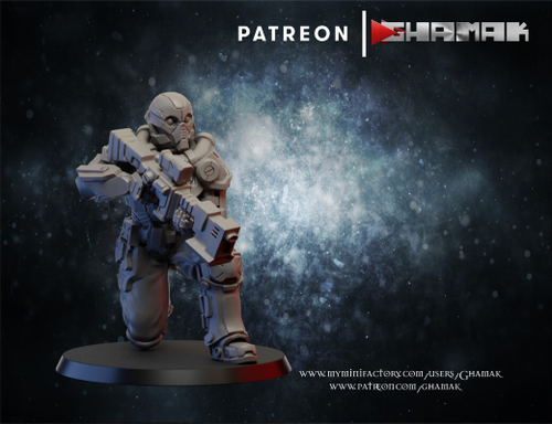 Tau Empire Pathfinder Следопыт №4 миниатюра для dnd, днд, pathfinder, фентези, Настольная игра, НРИ, Варгейм, РПГ