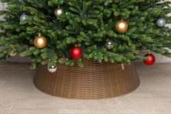 Корзина под елку Премиум Царская Лоза 65*48*30 см., разборная, чайное дерево, ЕлкиТорг (65-221)