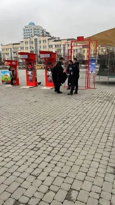 Аттракцион электронный «Турник» с вращающейся перекладиной