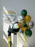 Набор шаров "Экзотический тукан" Дизайн № 2