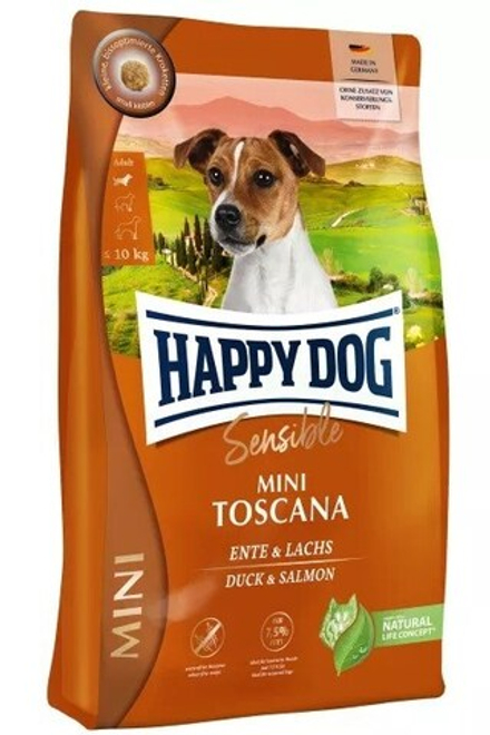Happy Dog Sensible Mini Toscana (утка, лосось)
