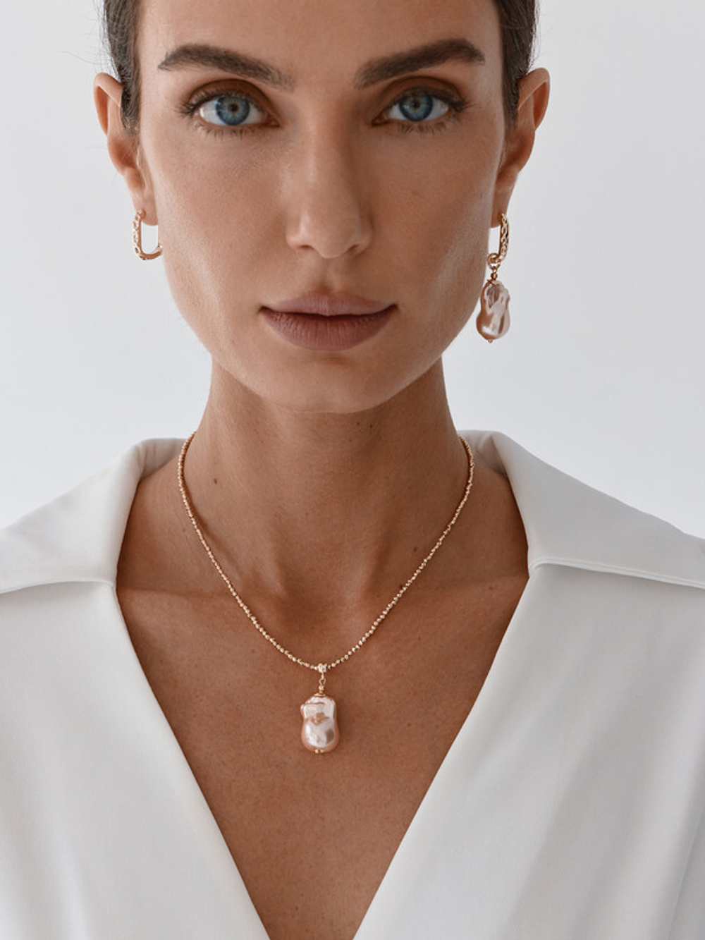91003228 Серьги Selena Pearls