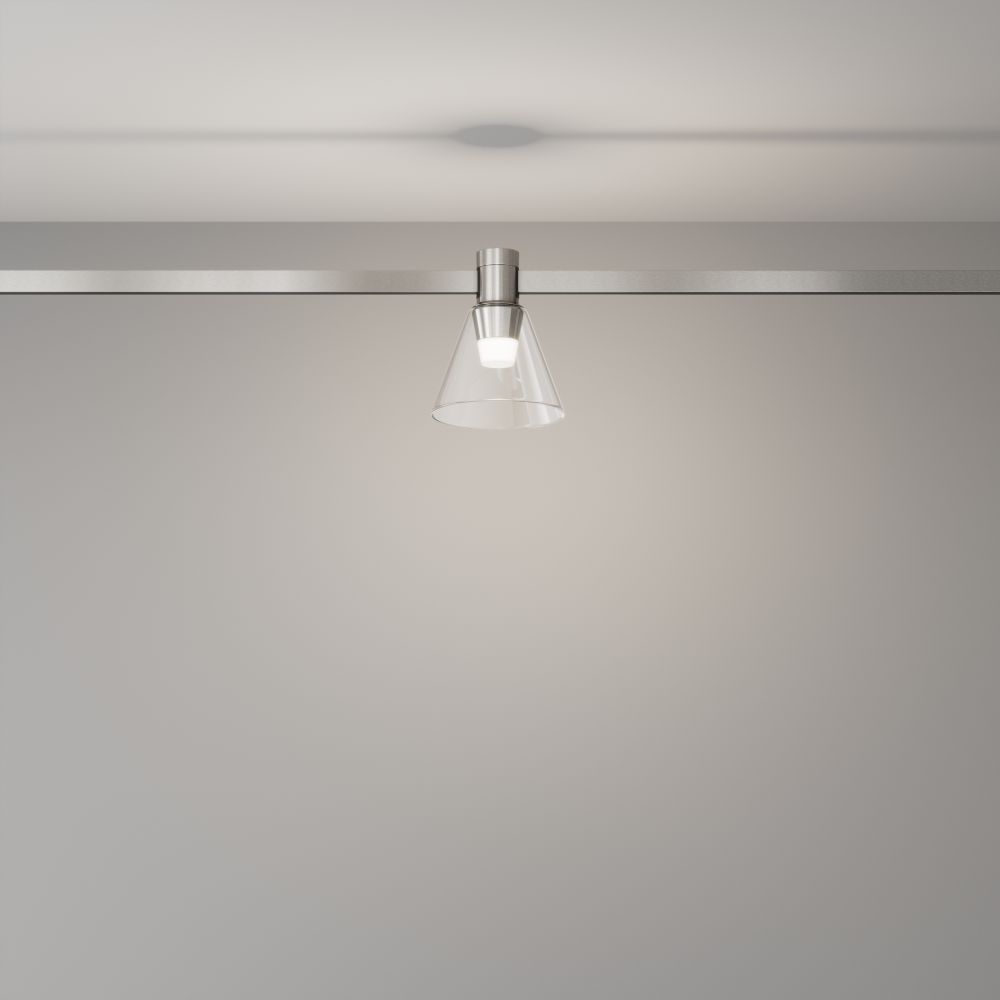 Трековый магнитный светодиодный светильник Maytoni Flarity Bianca TR147-1-3W4K-PT