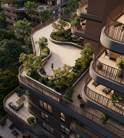 The Wilds Residences, Дубай - это уникальный проект, где современная жизнь переплетается с нетронутой природой. Комплекс расположен среди зелени, журчащих ручьев и живописных парков, природа интегрирована во все пространство жилого комплекса.