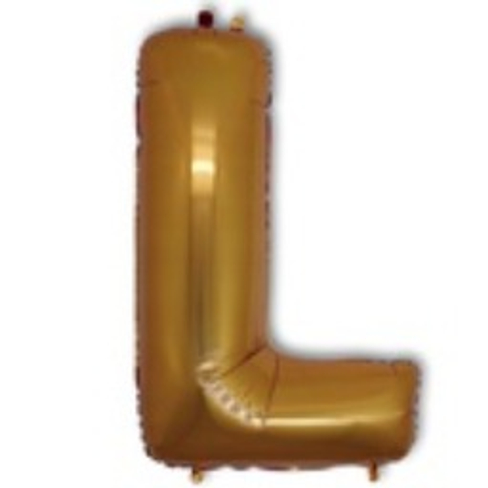 Буквы золотые русские/английские 40"-102 см