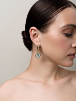 Серьги "Eye" Gold