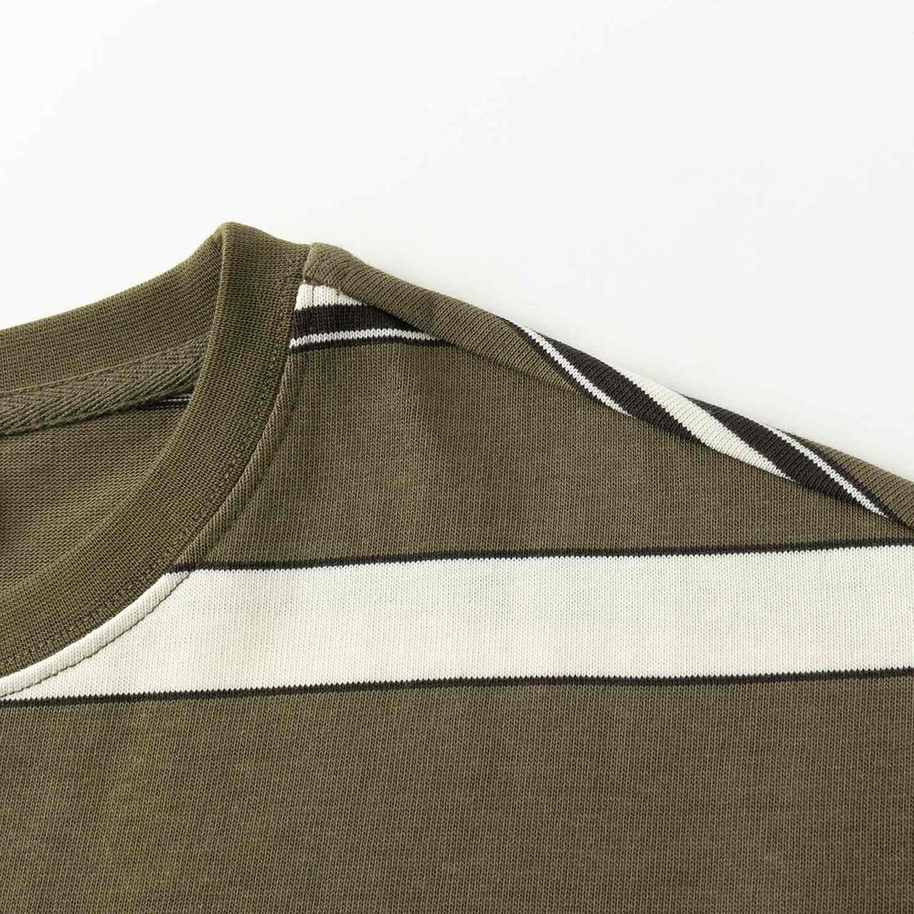 Футболка Ymkashix Nineties хаки / бежевый