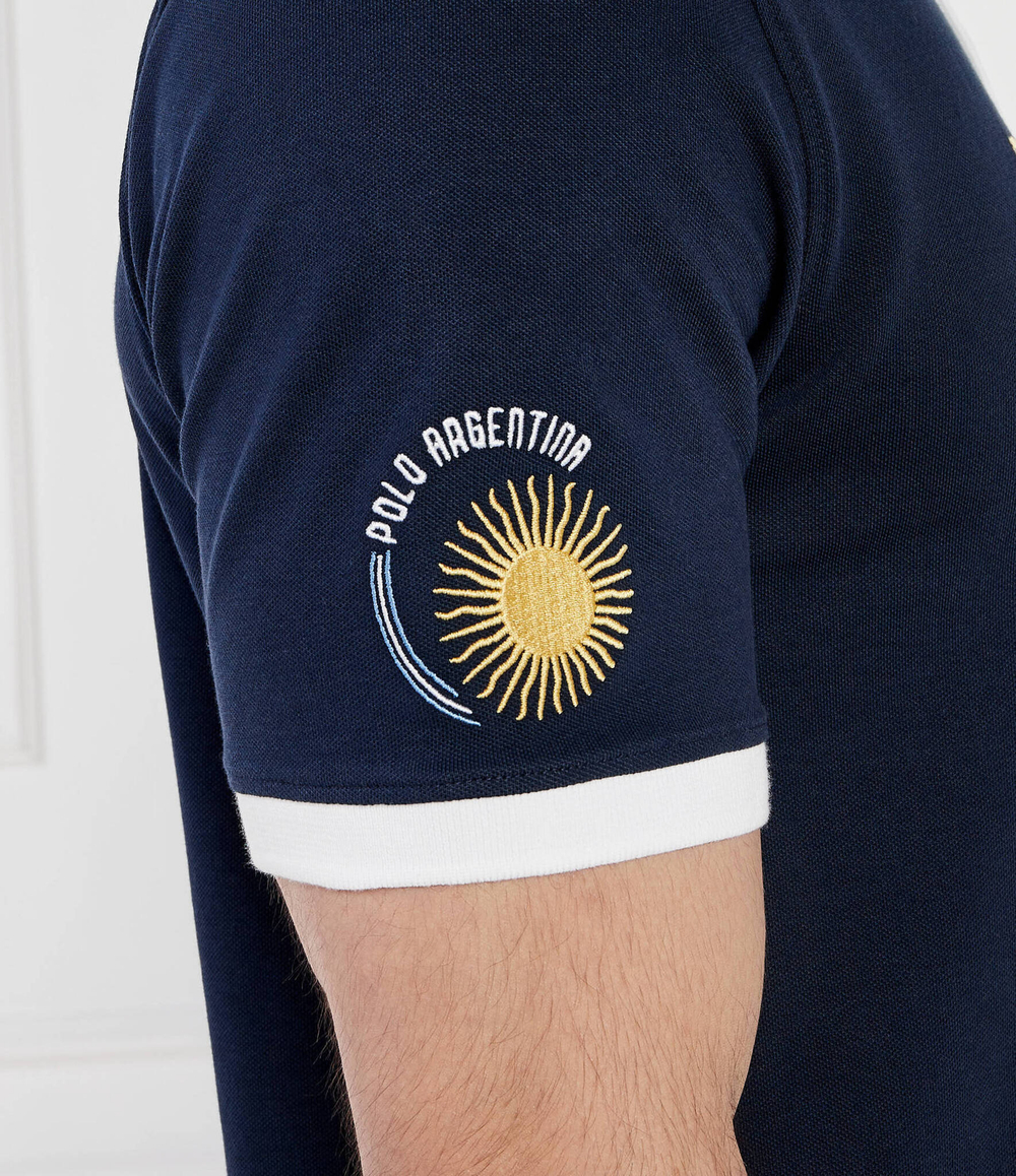 Поло La Martina - темно-синий(YMP305 PK001)