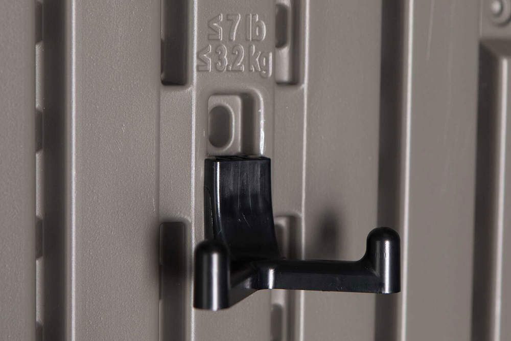 Сарай пластиковый WoodLook 15*8 DD