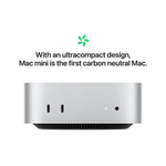Настольный компьютер Apple Mac mini 2024 (MCYT4) Apple M4, 24 ГБ RAM, 512 ГБ SSD, Apple graphics 10-core, MacOS, silver