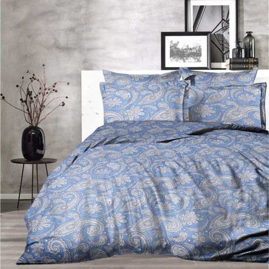 Простыня на резинке  Ясмин  120x200х30 , полисатин  DOMTEKC