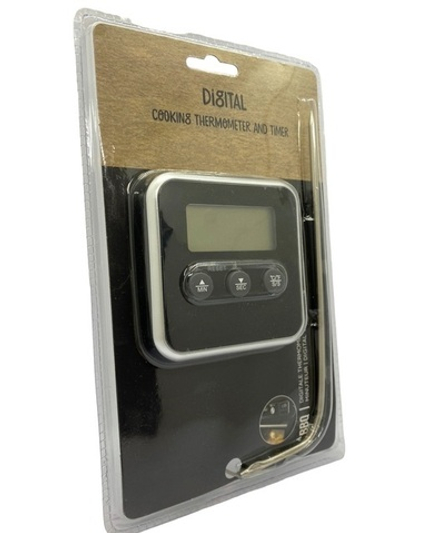 Термометр/таймер электронный для духовки со щупом