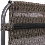 Шезлонг (кресло) 177*64*113см «Уют» с подголовником, 2 положения, Орнамент RH-3, ДоброСад