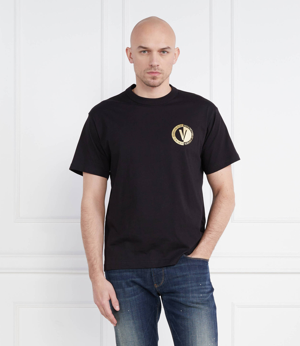 Футболка Versace Jeans Couture - черный(74GAHT10CJ00T)