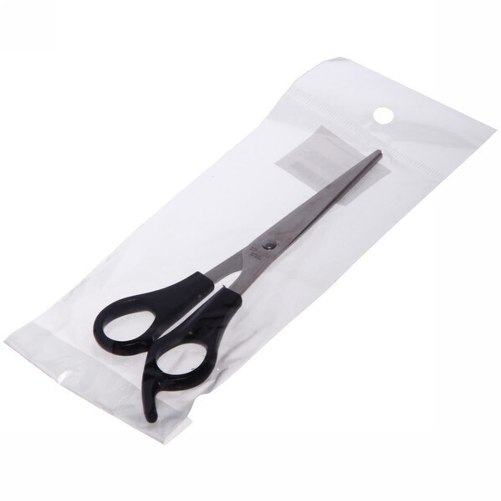 Ножницы для стрижки волос прямые, с упором,16см