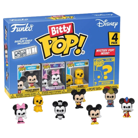 Фигурка Funko Bitty POP! Disney S1 Mickey Mouse+Minnie Mouse+Pluto+Mystery