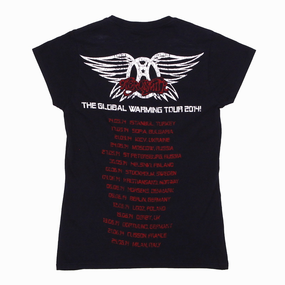 Футболка женская Aerosmith The Global Warming Tour