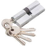 Замок врезной Trodos, 50/76-ЦМ70 AB, 202062, ручка в комплект, цилиндровый, бронз