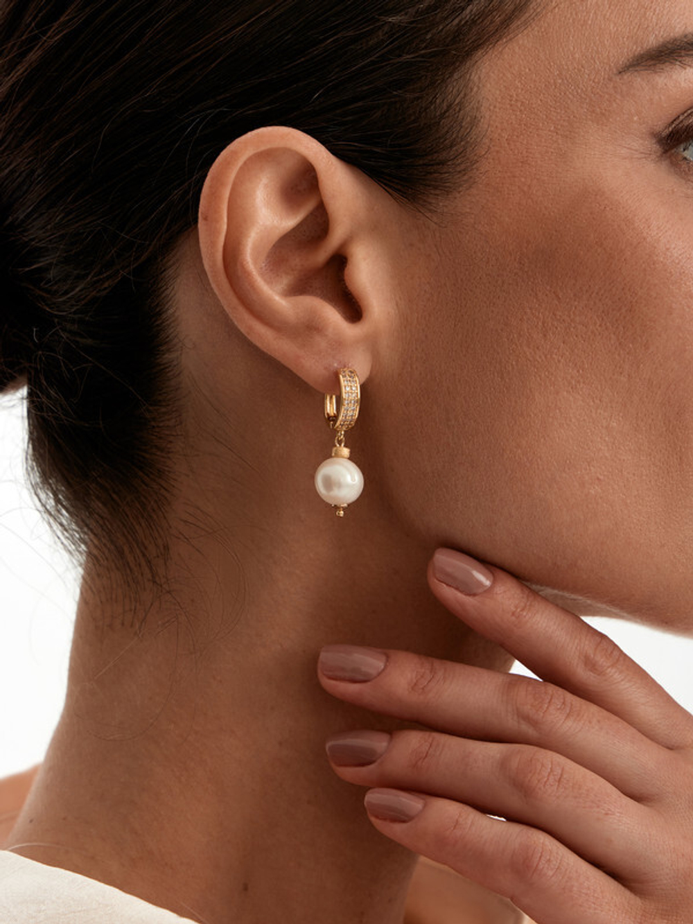 91003436 Серьги Selena Pearls
