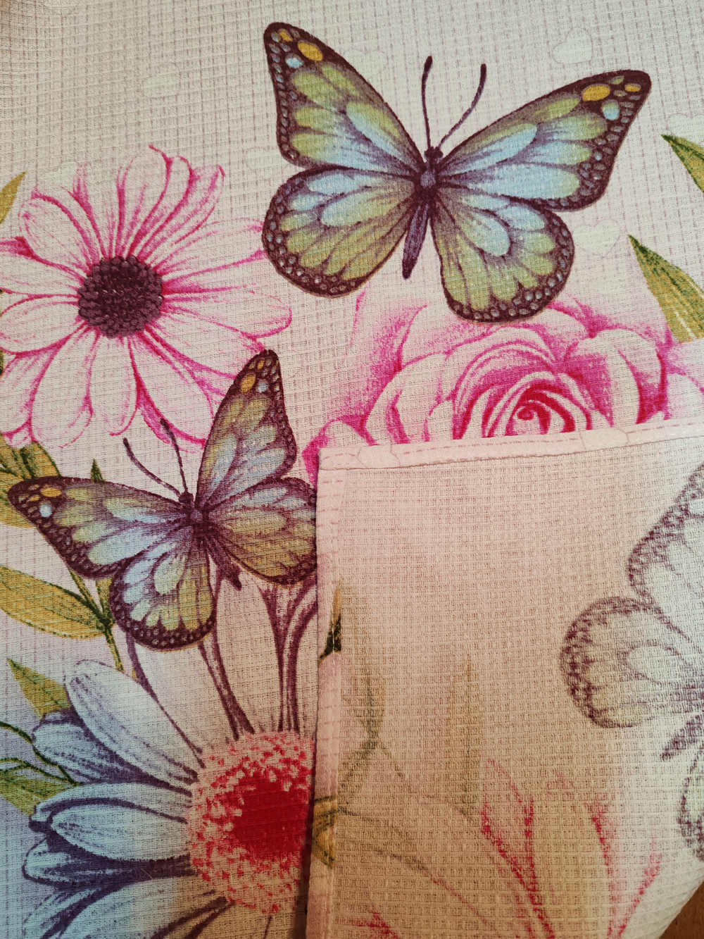 Набор кухонных полотенец, 3 шт , 45х60 см , рогожка