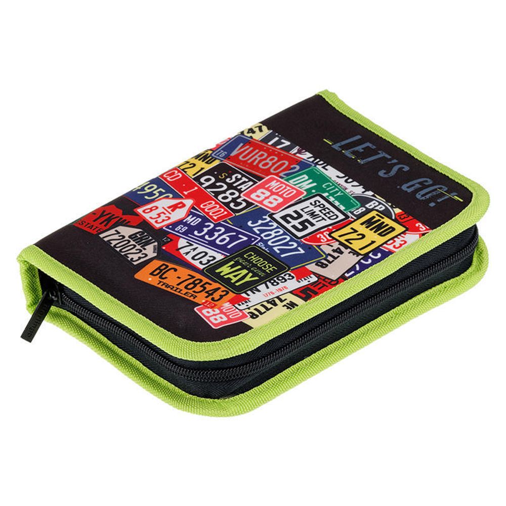 Пенал 1 отделение 200*140*40 Berlingo Your way, 2 откидных планки, полиэстер