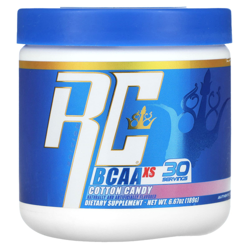 Ronnie Coleman, Vital Edition, BCAA XS, аминокислоты с разветвленной цепью, со вкусом сладкой ваты, 189 г (6,67 унции)