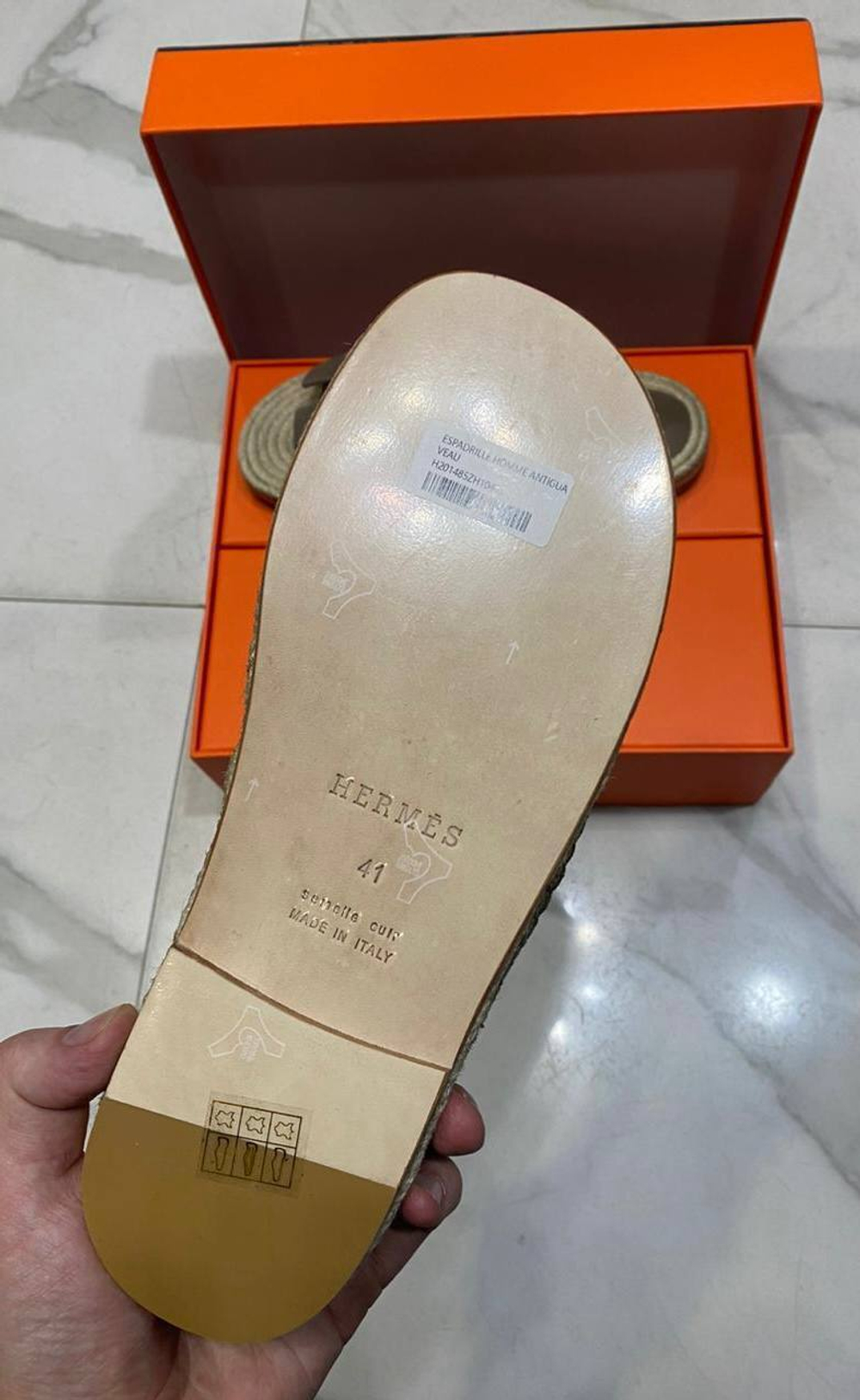 Шлепанцы Hermes