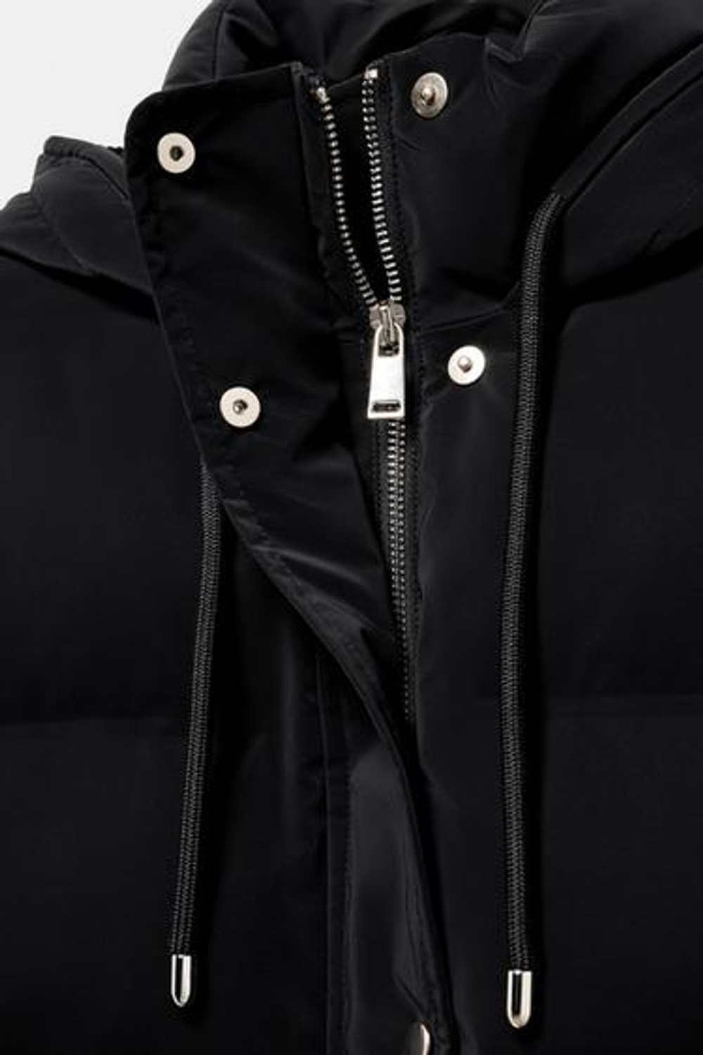 Ветрозащитный полудлинный анорак с покрытием - ZARA