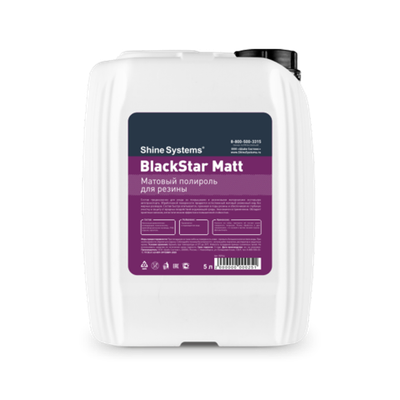 Shine Systems BlackStar Matt Чернитель резины матовый 5л